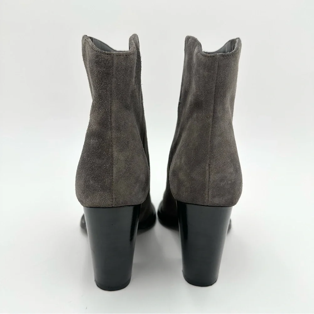 Vince Erving Ankle Boots in Grey Suede